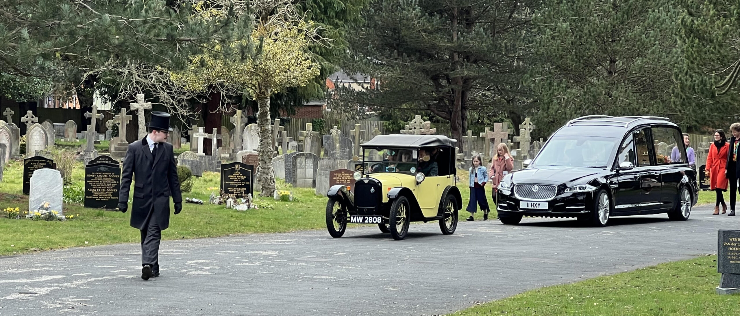 George Scott Funeral Services procession led by Eden Scott