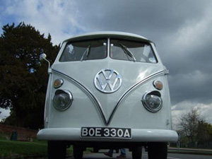 VW Campervan hearse — alternative funeral vehicle